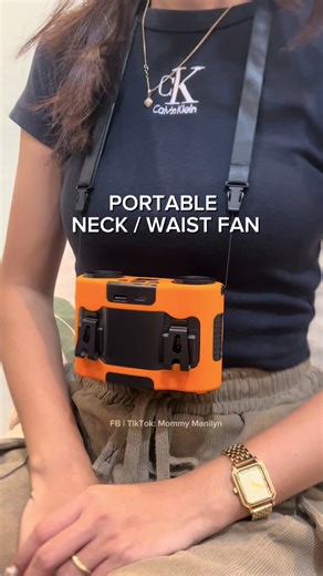 Portable Neck and Waist Fans: Powerful and Long-Lasting