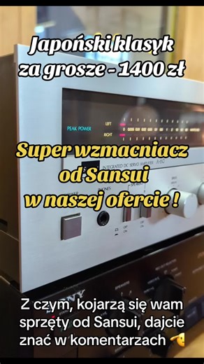 Super wzmacniacz od Sansui w naszej ofercie !