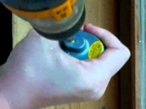 drilling a trigger lock