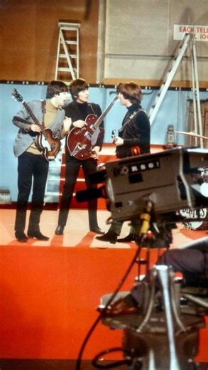 OTD 1964, with Cathy McGowan and Keith Fordyce, recording their third and final performance for Ready Steady Go! at Rediffusion’s TV Studios in Wembley. | Beatles Tours London