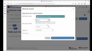 Matricular usuarios | Mediateca de EducaMadrid