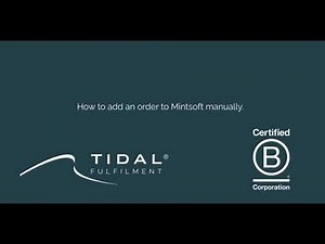 Adding an order to Mintsoft.