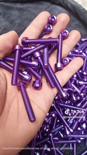 M6 x 40 Small Head Titanium Screws