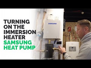 How To Turn On The Immersion Heater via Samsung Gen6 Heat Pump