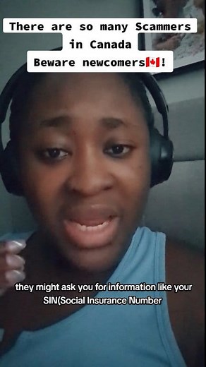 Scammers everywhere in Canada. This is how they get your money and identity IRCC,CBSA,CRA, SERVICE CANADA will NEVER call you so be very VIGILANT. Watch full video on YouTube to learn more about how they can scam you #Newcomers #ScammerAlert #canada | Angie Sarpong