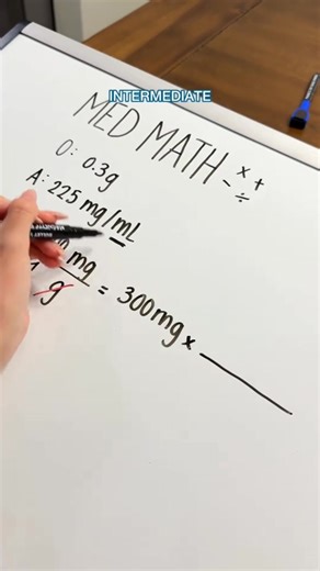 29K views · 367 reactions | For nursing students!! Let’s start easy and work our way to hard. Harder example coming soon! #fyp #foryoupage #nurse #nursingstudent #nursingschool #medmath #dosagecalculations | Scrub Life Notes step | Facebook