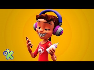 Dolores demuestra ser una gran niñera | Mini Beat Power Rockers | Discovery Kids