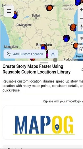 Create Story Maps Faster with Reusable Locations #mapog #shorts #gis #story #resuse #location #map