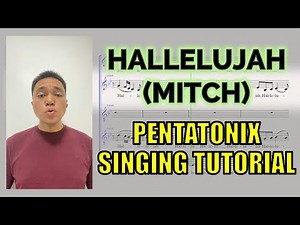 Hallelujah (MITCH) - Pentatonix Singing Tutorial w/ Sheet Music #PTXRay