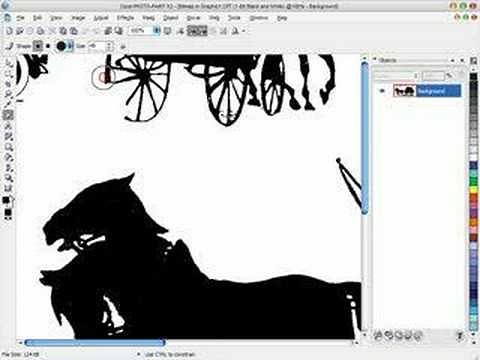 Scroll Saw Patterns with Scanned Clip Art using Corel Draw