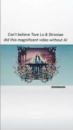 can't believe Tove Lo & Stromae make this magnificent video without AI