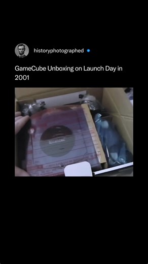 The Nintendo GameCube launched in 2001 with a unique, compact purple chassis and introduced the public to its proprietary, small optical discs instead of standard CD-ROMs. While not a commercial success like its rivals, it is famous today for its strong library of first-party games, such as Super Smash Bros. Melee, and its status as a beloved retro console. Credit: My Retro Life | History In Pictures