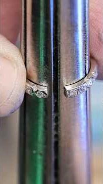 I finally broke the pattern on an eternity band resize