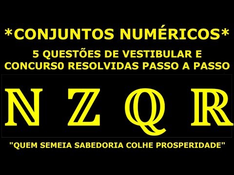 📘✨🚀 5 Questões Resolvidas — Conjuntos Numéricos 🔢📊💡‪@profrodrigobarbosa‬