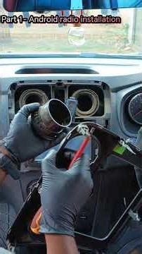 9 inch Android radio installation - upgrade from 7 inch to 9 inch