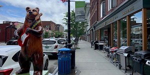 Sculptures on display for Barre Art Splash