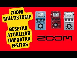Zoom Multistomp - MS70-CDR, MS50-G, MS60-B