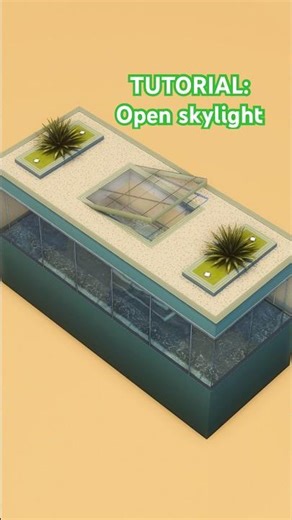 Make flat roofs look better with this building trick in The Sims💡#thesims4 #sims #sims4 #sims4build