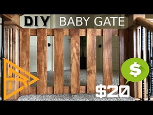 HOW TO MAKE $20 WOOD BABY GATE