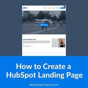 How to Create a Landing Page in HubSpot CMS Using a Blank Page