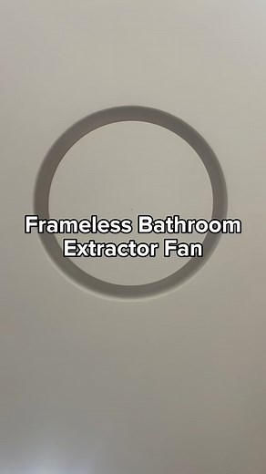 Filip Kaya on Instagram: "Sharing the process of fitting the frameless extractor fan. Quite a straight forward process and I think it looks way better than the typical plastic extractor fans that you usually get. #bathroomrenovation #bathroomremodel #homerenovation #houserenovation #diy #bathroomdesign"