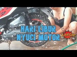 nyuci motor di saat ngak mancing ikan - fishing ya mancing