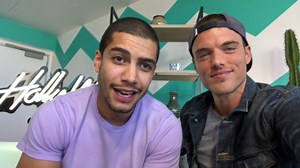 HOLLYWIRE Rick Gonzalez in studio.