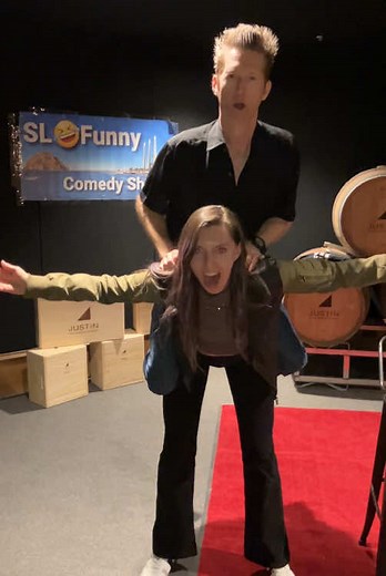 KATIE K: Hilarious Strong Woman | Piggyback Ride Comedy
