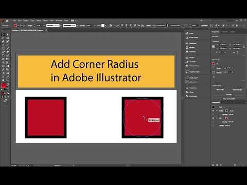 Add corner radius in Adobe Illustrator