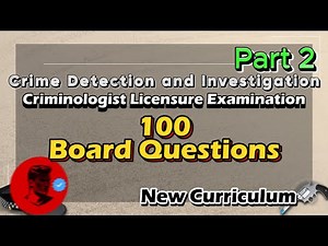 Part 2 CDI 100 CLE BOARD Questions | Crime Detection and Investigation | Study Smarter Not Harder