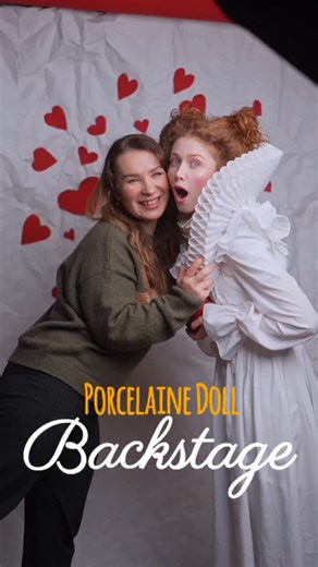 MK Slowinski Photography | Family & Portrait Experts | ⭐Backstage ⭐ from Porcelain doll prep🤩 If anyone thinks photoshoots like this are quiet, sad or very serious they are very wrong! 🤩 We all... | Instagram