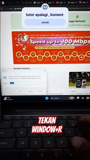 quick way to check our computer windows - laptop windows #indihome