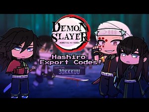 Anime Export Codes Gacha Club [ The Hashira Demon Slayer ] Part 3