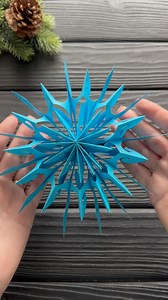 15K views · 219 reactions | WoW! 3D Christmas Snowflake 2024 DIY Christmas Tutorial #christmasdecor #christmas2024 #christmas #tutorial #diy #foryou #fyp | Origami Amazing | Facebook