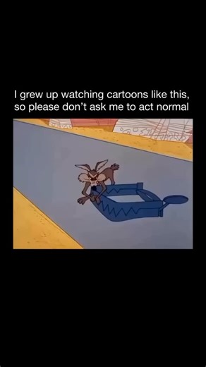 bella on Instagram: "They don’t make them like this anymore 😢 Road Runner and Wile E. Coyote are classic Looney Tunes characters built around one of the simplest ideas in animation. A fast bird runs. A determined coyote chases. Every short resets the same goal, yet it never feels repetitive because the humor comes from timing, creativity, and inevitability. Wile E. Coyote is endlessly confident in his intelligence and his Acme gadgets. Rockets, traps, and elaborate machines promise success but