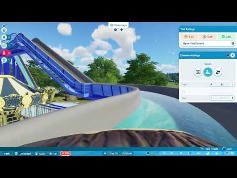 Timber falls log flume