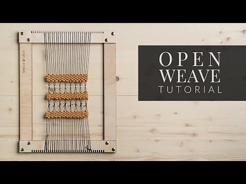 Open Weave Technique [Easy Negative Space Stitch]