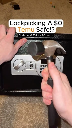 Lockpicking A #Temu Safe! 🔐