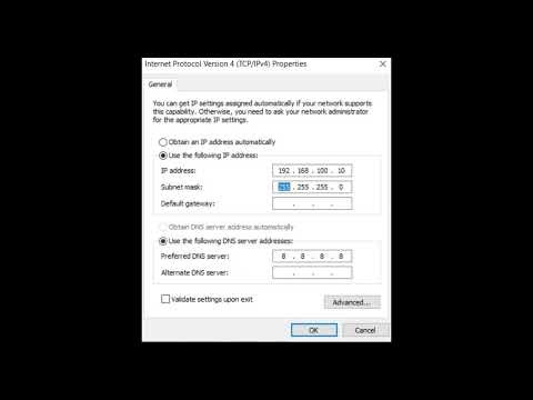 Konfigurasi ip address windows 10