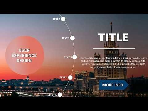 PowerPoint ROTATING Timeline Animation - Morph Transition Tutorial 🔥