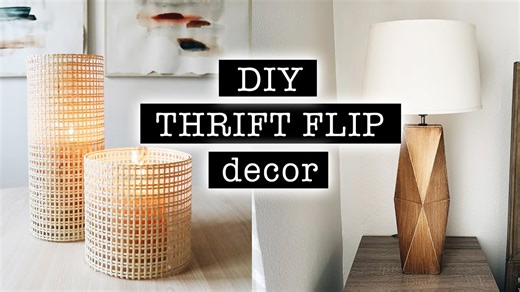 Thrift flip DIY decor for extreme bedroom makeover