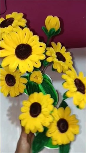 pipe Cleaner Sunflower Tutorial | Pipe Cleaner Flower making