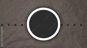 Countdown timer animation with old film paper texture screen. Countdown, Old film movie timer countdown, 4k countdown video. Stock Video