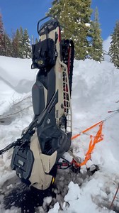 @oneluckyguy So here’s more of the story. I found the hole, I told the group about the hole then continued to ride. My brother had made it out of this steep zone we were in and was ready to go but we were waiting on our friend George and bc he was the only one with a BCA radio we had a hard time communicating with him bc those radios suck!(we use @oxbowgear now and they’re way better, DM me if you want a discount code) so I decided to go causally check the ice hole and on approach some snow hit 