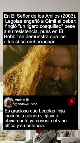 In The Lord of the Rings (2003), Legolas deceived...