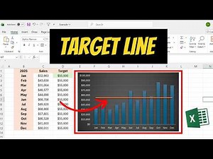 How to Add a Target Line to a Graph in Excel