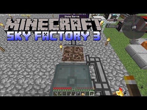 SkyFactory 3 - Making Nether Quartz With Witchwater - Minecraft SkyFactory 3 Gameplay - Part 7