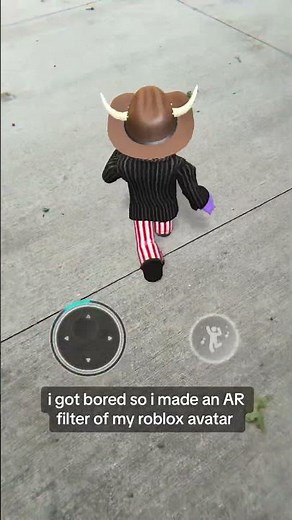 i turned my roblox avatar into an AR filter
