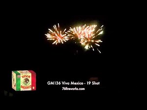 GM136 Viva Mexico Fireworks - 19 Shot