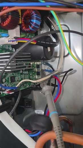 salida del módulo ipm hacia el compresor. #inverter #hvac